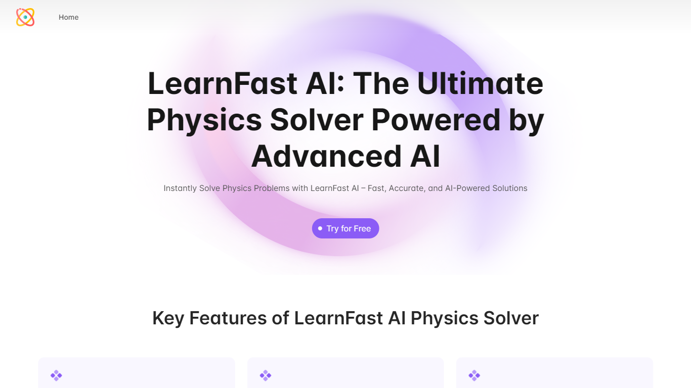 LearnFast AI Physics Solver