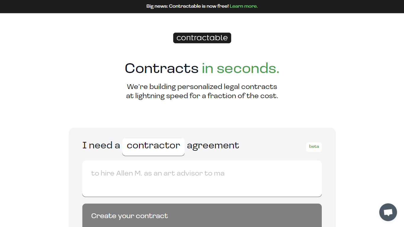 Contractable