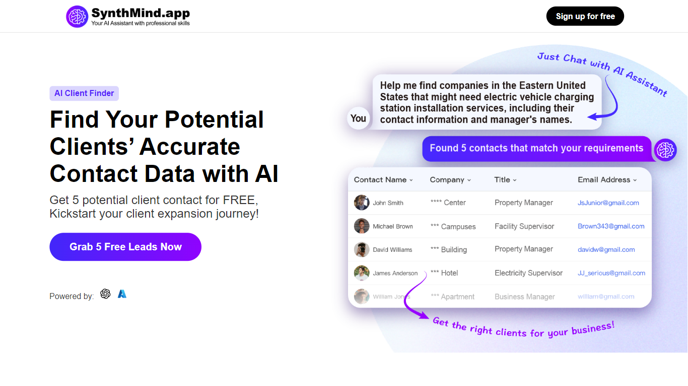 Leads AI 3 - SynthMind AI