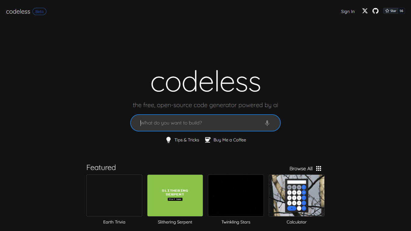 Codeless