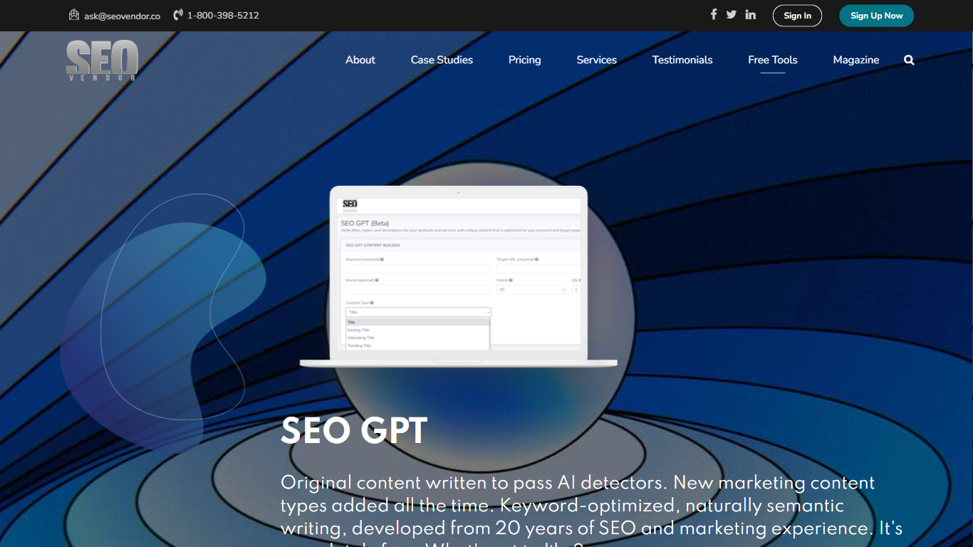 SEO GPT