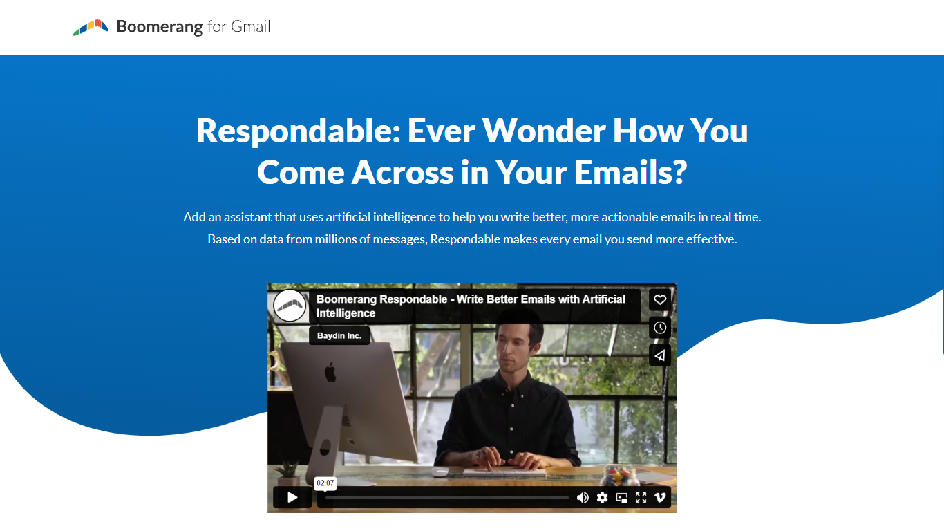 Respondable | Boomerang for Gmail