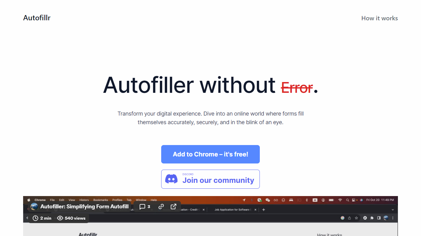 Autofillr